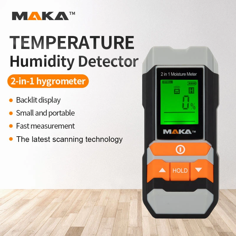 Mini digital wood moisture meter damp meter readings moisture meter room temperature measurement