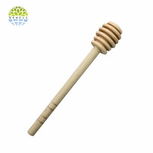 Mini factory offer 5&quot;&quot; wood honey dipper without package