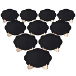 Mini Rectangle Wooden Blackboard With Stand Dinning Table Number Holder Chalkboard signs Photo Props Party Wedding Decoration