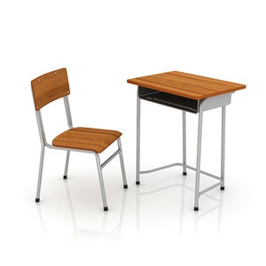 Modern cheap primary university classroom adjustable ergonomic student school desk and chair set school furniture