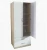 Import modern design bedroom furniture two doors and two drawers wardrobe with Nordic wood style from China