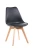 Import Modern design comfortable  soft cushion dining chairs with beech wood legs plastic wood chairs from China