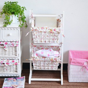 Modern home furniture wholesale cheap woven newspaper / books / magazine / flowers / sundries hanging baskets