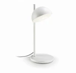 Modern minimalist metal elegant Office reading desk table LED lamps with power outlet CE,ROHS & FCC