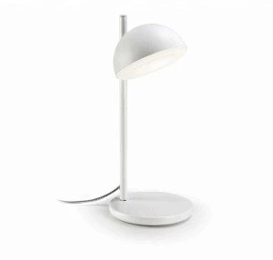 Modern minimalist metal elegant Office reading desk table LED lamps with power outlet CE,ROHS & FCC