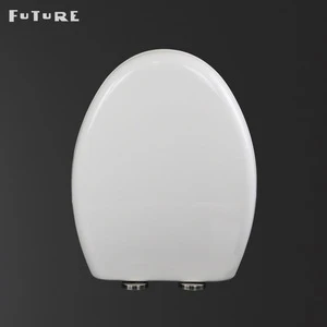 Modern plastic WC soft close elongated toilet seat cover