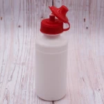 Modern Screw Cap Reusable Cold Drink Simple Plastic Water Bottle