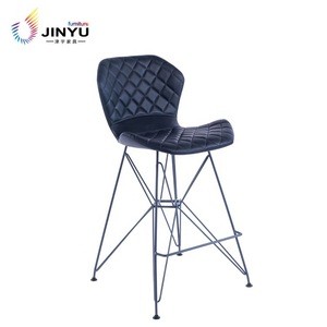 Modern steel leg bar chair bar stool