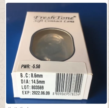 Modest Price CLEAR  Prescriptive soft, natural and cheap beauty color contact lenses