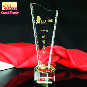 Most Popular China Supplie Metal Base Crystal Acrylic Award