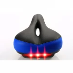 Mountain Bike Saddle Soft Cushion Bicycle Saddle with LED Light