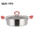Import Multifunction 3PCS cooking pot Stainless Steel 430 Cookware Set longevity pot non stick soup & stock pots tableware kitchenware from China