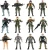 Import Multiple Styles Military Action Figures With Building Block Toy Kids Special Forces Figures Assembly Toys Juguetes educativos from China