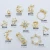 Import Nail jewelry manufacturers supply alloy gold color zircon diamond nail art decoration from China