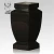 Import Natural absolute black granite cemetery decorativa stone tombstone vases from China