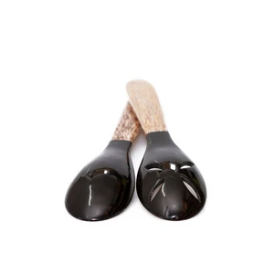 Natural horn spoon, high quality water buffalo Horn spoon