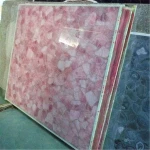 Natural Stone Rose/pink Quartz Slab for decorative material/design