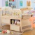 Import Natural Wood Color Baby Cradle Infant Rocker Sleeper and Baby Crib with Storage Drawers from China