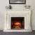 Import Nature stone granite marble luxury electric fireplace from China