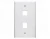 Import Network US Style Wall Mount Cat6 Faceplate RJ45 Shutter from China