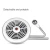 Import New 360 Degree Bracket Creative Portable Table Usb Rechargeable Mini Car Fan from China
