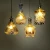 new arrival clear glass shades antique glass hanging lamp pendant light fixture glass lampshade cover