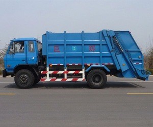 New Condition Electrical Garbage Truck with Side Loading Garbage Bin lorry