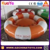 New design exciting inflatable disco boat water toy, commercial grade disco boat for sale