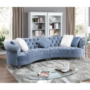 New design fabric sofas home couch living room sofa furniture arm with Acrylic decor