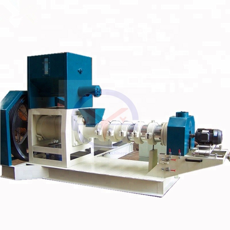 New design floating fish food feed meal pellet extruder machine
