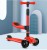 Import New design folding children scooter wholesale cheap pedal bike foot three/wheels flash kids scooter in stock from China