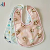 New design low price waterproof food grade easily wipes clean silicone baby bib