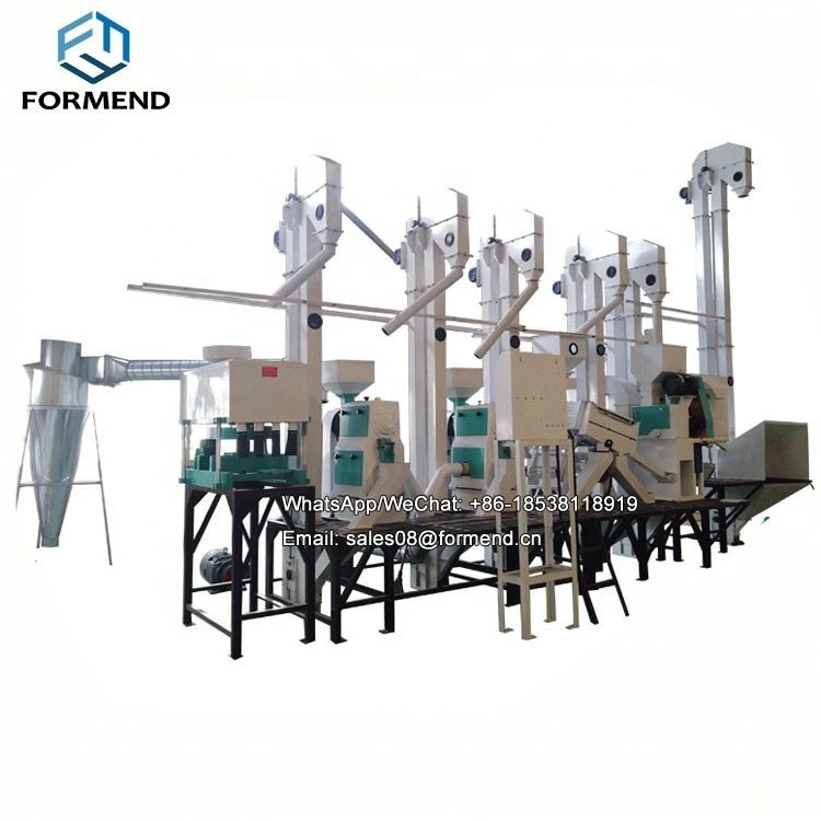 New design rice processing plant used 20-30T/H combined mini rice mill made in China