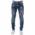 Import New Design Stretch Skinny Denim Jeans trouser zipper fly Jogger ripped jeans men Hip Hop Street style cheap jeans wholesale from China