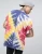Import New design Super Oversized T-Shirt With Roll Sleeve And Bright Tie Dye Wash from China