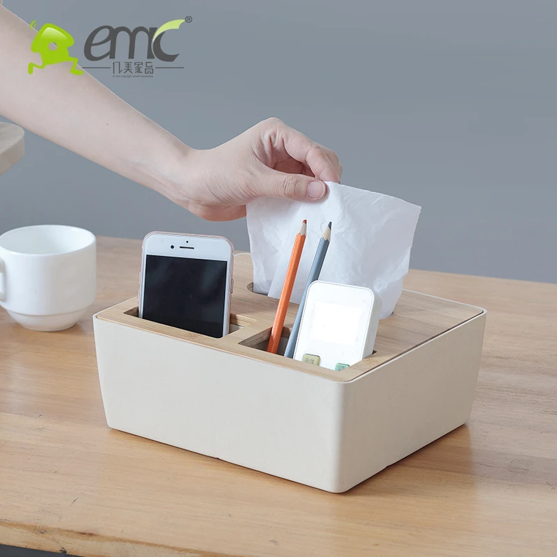 New designed oem service Desktop Tissue box Paper Storage Box for toilet paper