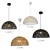 Import new designfashion paper rope wicker ceiling hanging pendant lamp light from China