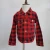 Import New Fashion  kids plus size Christmas jackets girls&#x27; red plaid jackets baby buffalo plaid jacket from China