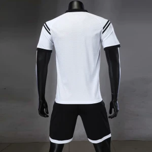 New Men Sport Running Survetement Print Football Jersey Set Short Sleeve Suit Soccer Training Jerseys Kits Sportswear
