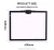 Import New Model A3 Led  Light Pad Tracing Box Drawing Board Acrylic Pad with Solid Magnet Clip from China
