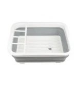 New multifunctional kitchen storage shelf sink drain basket household plastic foldable bowl rack drain rack