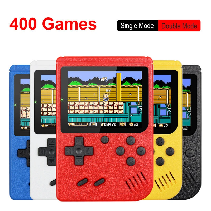 New Portable Mini Handheld Video Player 8-Bit 3.0 Inch Color LCD Kids Color Game Player Built-in 400 Games Game Console
