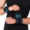 New Product Gym Wrist Straps Elastic Wrist Support Weight Lifting Custom Wrist Wraps
