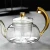 Import New Product High Quality  borosilicate Transparent turkish glass teapot with infuser  wholesale from China