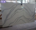 New product HMS 16# engineered calacatta gold quartz stone