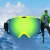 Import New product Snowboard Ski Goggles Two Layers Lens UV Protection snow goggles Anti-fog Motorcycle Driving  goggles from China