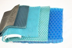 New products gel car seat cushion, honeycomb shape gel pad seat cushion in Amazon Hot sale