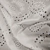 New products wholesale exquisite leaves pattern white embroidery cotton voile fabric