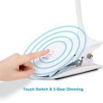 New Style Wireless Charger Lamp Portable Smart Led Table Lamp With Retractable Design Clip Book Light Led