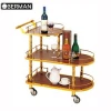 New types of service trolley , china wholesale cheap room service food service trolley prices
